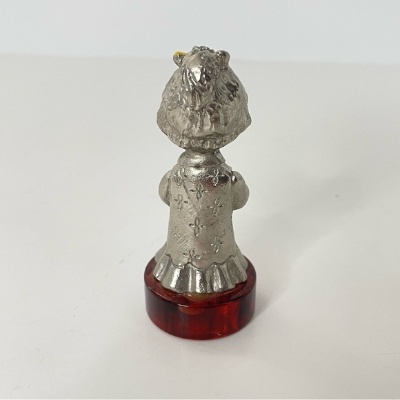 Praying Girl Pewter Figurine Peltro Made in Italy - Picture 5 of 10